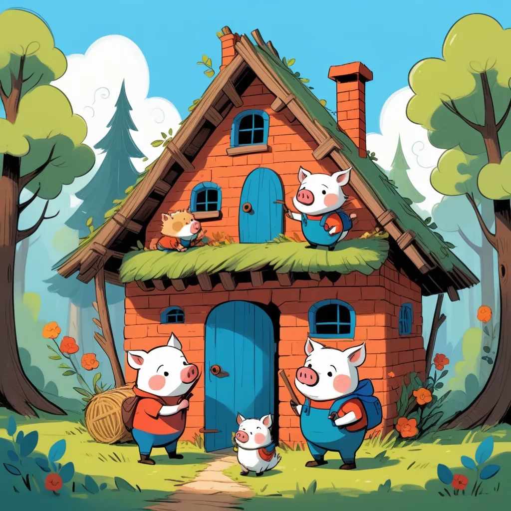 Cover image for The Three Little Pigs